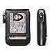 XeYOU RFID Blocking Genuine Leather Card Case Holder Security Travel Wallet for Men and Women (Black)