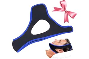 RUNSGO Airflow Jaw Strap,2024 New Snore Stopper,Chin Strap for Snoring,Breathable Air Flow Jaw Strap,Snoring Solution for Man Women and Older to Keep Mouth Closed (blue)