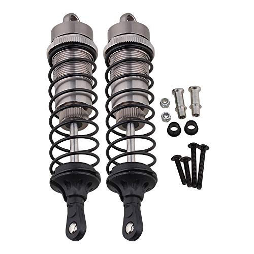 Pieces of 2 RC1:18 Shock Absorber(Al.) 122MM F81004 Titanium Color Aluminum Alloy DIY Model Car