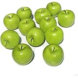 Artificial Green Apples Box of 12 by Akasha