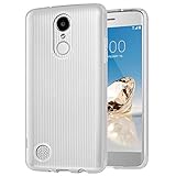 For LG Aristo Case, LG Phoenix 3 Case, LG Fortune Case, LG Rebel 2 LTE Case, LG Risio 2 Case, LG K8 2017 Case, OEAGO [Scratch Resistant] Slim Thin Premium Flexible Soft TPU Case Cover - Clear