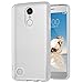 For LG Aristo Case, LG Phoenix 3 Case, LG Fortune Case, LG Rebel 2 LTE Case, LG Risio 2 Case, LG K8 2017 Case, OEAGO [Scratch Resistant] Slim Thin Premium Flexible Soft TPU Case Cover - Clear