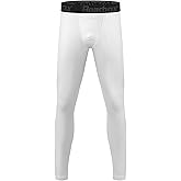Roadbox Boys Compression Pants Youth Quick Dry Spandex Tights Leggings for Running Football Basketball