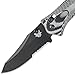Benchmade - Rift 950SBK Knife, Black G10 Handle, Reverse Tanto Blade, Serrated Edge, Coated Finish, Made in the USA