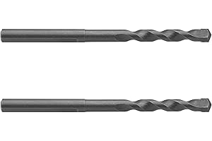 ENGTOOL MaxTool 2PCs 1/4" x 3-3/4" Carbide Tipped Pilot Drill Bits for All holesaw arbors to Cut Asphalt Brick Concrete Marble Tile etc; BA00S16R14P2