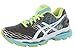 ASICS Women's Gel-Nimbus 18 Running Shoe, Titanium/White/Turquoise, 6 M US