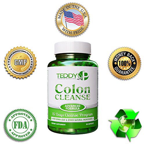 TEDDY P. 15 Day Colon Cleanse–30 Caps–Support Cleansing Detox Kit and Weight Loss Pills–for best potency to Absorb Vitamins, Mineral and Nutrients. Get Yours Now! TEDDY P. 15 Day Colon Cleanse–30 Caps–Support Cleansing Detox Kit and Weight Loss Pills–for best potency to Absorb Vitamins, Mineral and Nutrients. Get Yours Now!