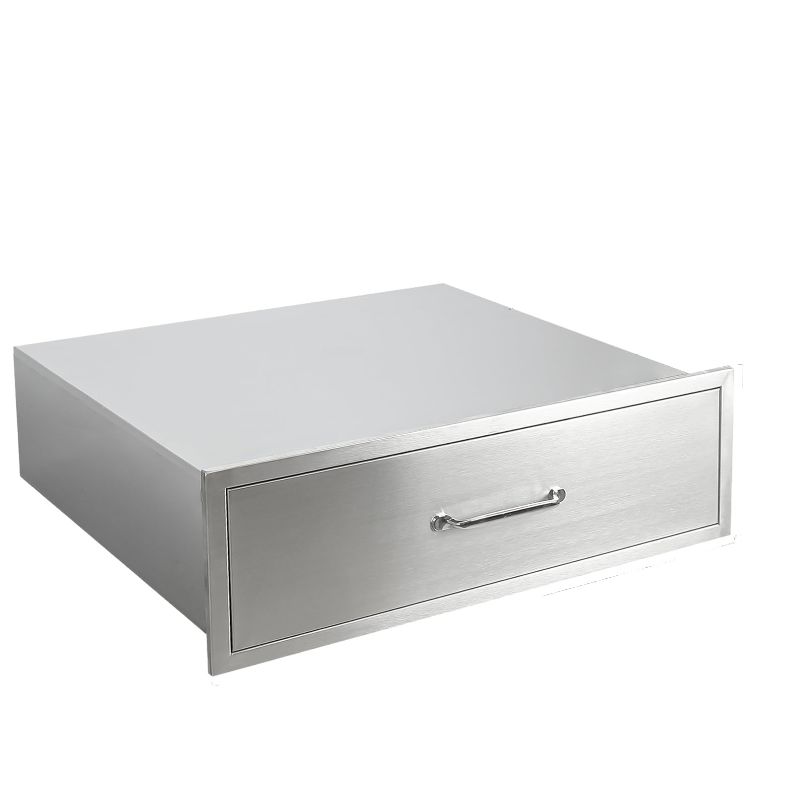 Photo 1 of Curtainboro Stainless Steel BBQ Drawer,Outdoor Kitchen Drawers 30x10 inch Large Capacity Triple Drawer?304 Steel 3 Drawer Cabinet for Outdoor Kitchen Island & BBQ Islands 20" W x 10" H x 30" D