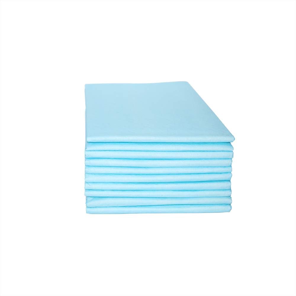 Disposable Incontinence Bed Pads with Heavy Absorbency for Adults,Baby,Women and Pet,Waterproof,Heavy Absorbency Incontinence Blue Underpads(24"x36"10pack): Health & Personal Care