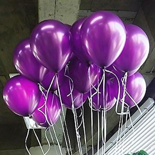 LUCKYAZ 100PCS Balloons 10 Inch Thick Latex Children Kids Boys Girls Toy Game for Party Activity Campaign Events Celebrations and More