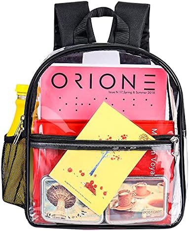 clear backpack for concerts