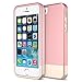 iPhone SE Case, Maxboost [Vibrance Series] Protective Case For Apple iPhone SE (2016) & iPhone 5S 5 SOFT-Interior Slider Style Hard Cases Cover - Rose Gold