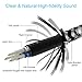 LP Headphone Splitter, Nylon-Braided 3.5mm Audio Stereo Splitter, Male to 3 Female Ports for MacBook, Mac, iPad, iPhone(≤6), iPod, Tablet, Laptop, PC, Earphone, Kindle, MP3 Player, Speaker & More