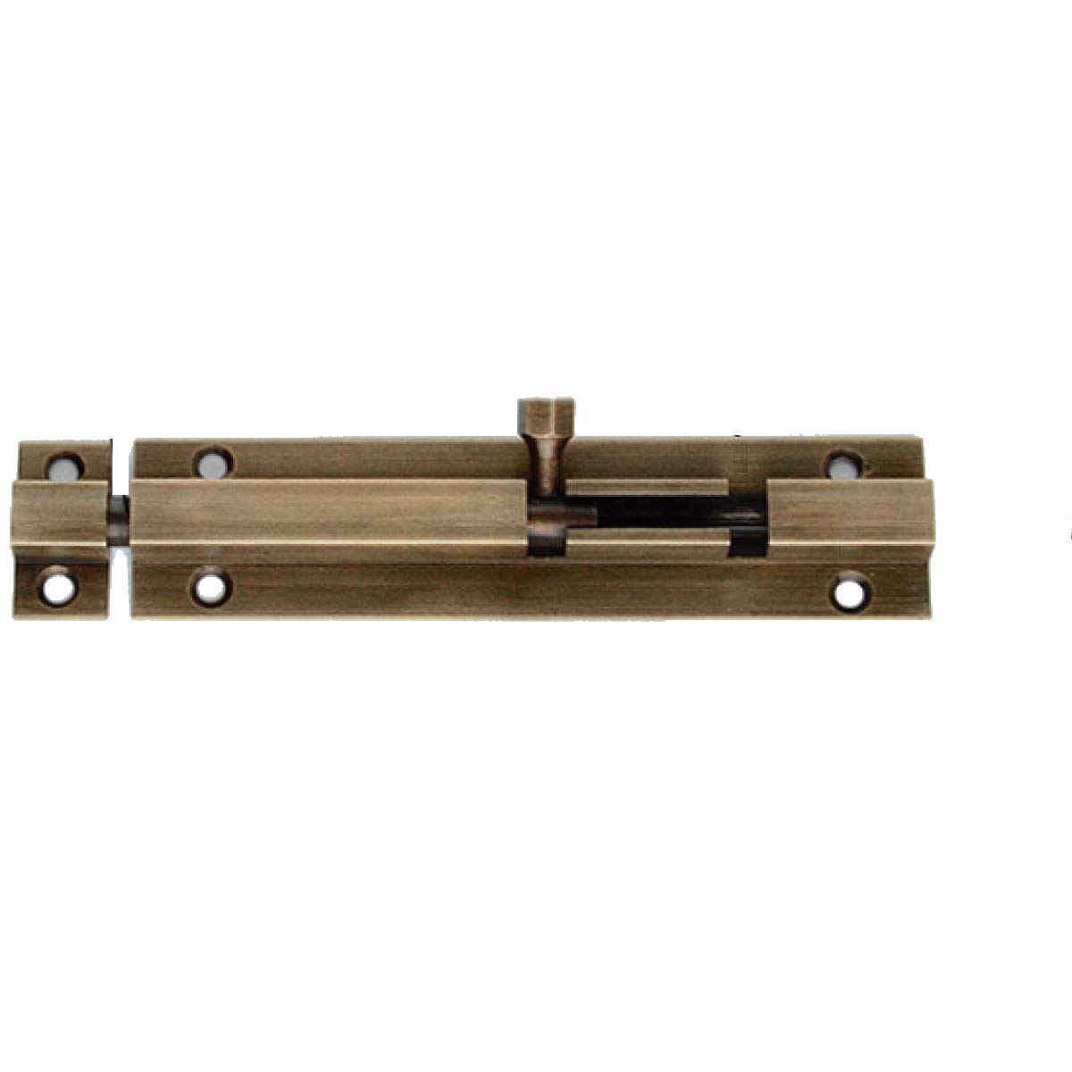 1 Pcs Heavy Duty Tower Bolt Door Slide Latch Lock Barrel Bolt Durable Slide Bolt for Bathroom Toilet Shed Bedroom (Bronze)