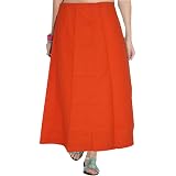 Chalcy Women's Cotton Saree Petticoat - Free Size Inskirt With Drawstring - View #4