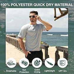 Kanu Surf Men's Swim Shirt with Short Sleeves
