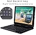 iPad Pro 10.5 case with keyboard 360 Smart Folio Cover, Lenrich 180 rotatable Keyboard Wireless hard shell swivel stand for Apple 2017 10.5 inch iPad Pro Auto Sleep/Wake up(NOT Backlit Black)