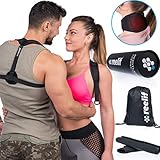 Posture Corrector for Women and Men | Under Clothes Back Brace for Upper & Lower Back Pain, Scoliosis | Shoulder Straightener, Thoracic & Lumbar Support | BONUS Neck Brace + 2 Wellness eBooks