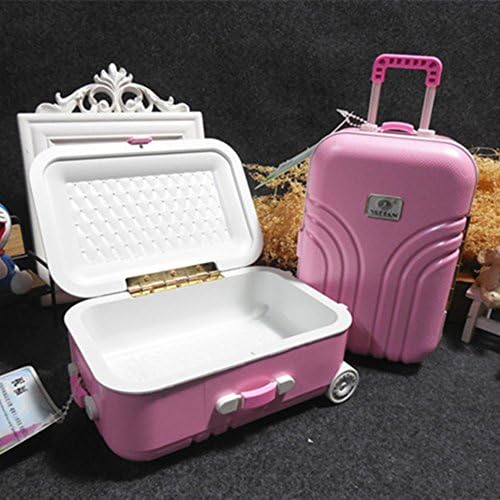 Creative travel piggy bank children cute trolley suitcase piggy bank -A