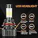 Zdatt 12000LM 9004 HB1 LED Headlight Bulbs Conversion Kits Super Bright 100W High Low Beam 360 Degree(4 Sides) Lighting Lamps for Car Light Replacement-3000K Yellow/6000K Cool White/8000K Blue(2 Pack)