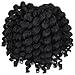 Premium Jamaican Bounce Crochet Hair (1 Pack) Silky Jumpy Wand Curl Crochet Braids For Women (1B)