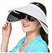ilishop Women's Beach Sun Visor Wide Brim Hat Cap Grey Free