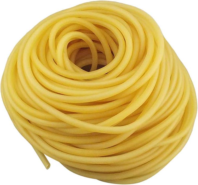 Tansoole Latex Rubber 10ร14mm Tubing Rubber Tube Natural Medical Rubber Tubing Pack of 10m