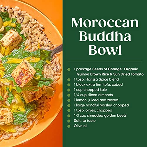 SEEDS OF CHANGE ORGANIC QUINOA & BROWN RICE WITH SUN-DRIED TOMATO, 8.5 OUNCES