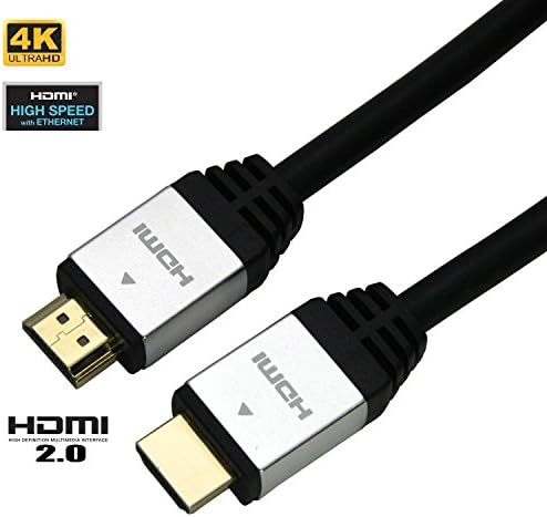 UNITECH High Speed HDMI V2.0 Cable 13 Feet Long (4 Meters) - 18Gbps - Gold Plated Connectors - Ethernet, Audio Return - Video 4K 2160p, HD 1080p, 3D - Xbox - PS4 Ideal for 4K TVs
