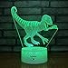 YeeSeeJee Dinosaur Toys Night Lights for Kids with 16 Colors Adjustable Remote & 7 Colors Dimmable Touch Velociraptor Dinosaur Gifts for Boys Age 2 3 4 5 6 7 8 Year Old Boy Gifts (Velociraptor 16CW)
