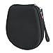 Khanka Hard Case Travel Storage Bag for Samsung Level U Pro Noise Cancelling Bluetooth Wireless In-ear Headphones - Black