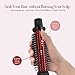 SwanMyst 1 Inch Ceramic Ionic Anti-scald Hot Curler Brush, 3 in 1 Instant Heat Styling Brush for All Hair Types, Dual Voltage