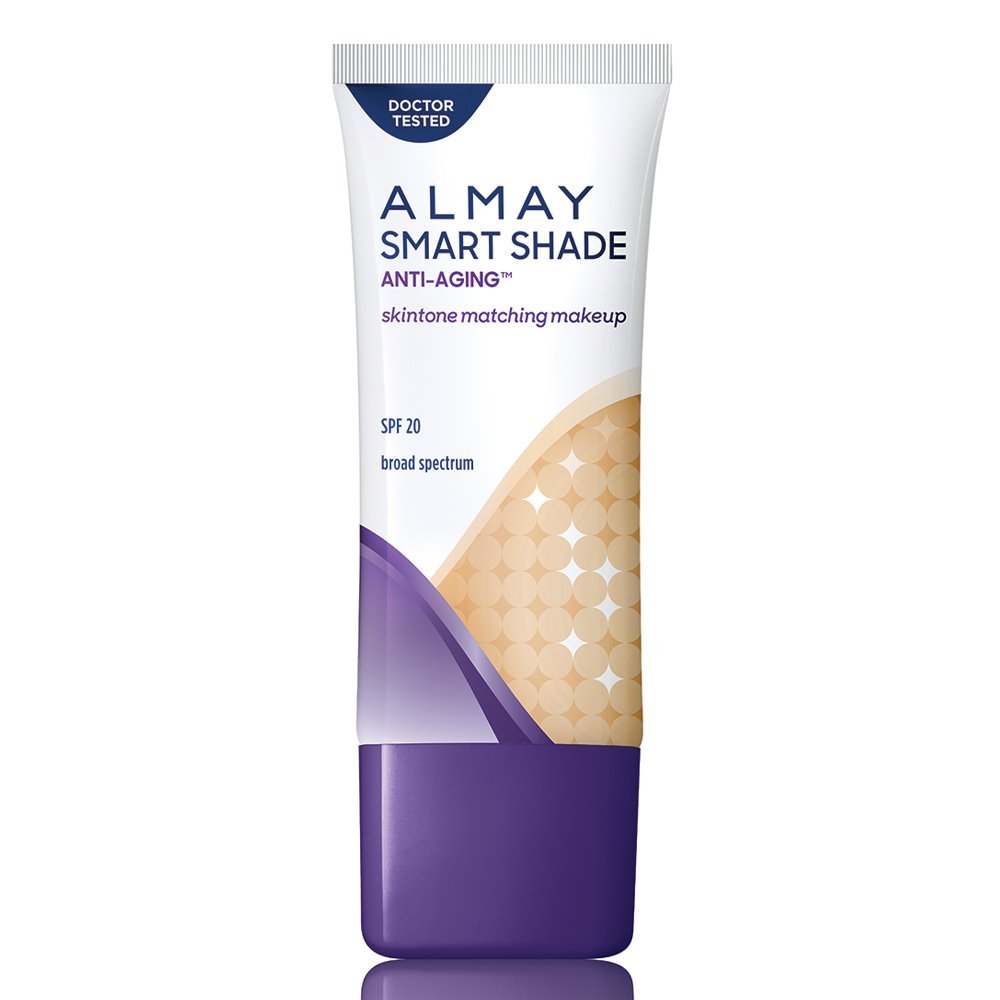 Almay Smart Shade Anti-Aging Skintone Matching Makeup, Light Medium, Mine