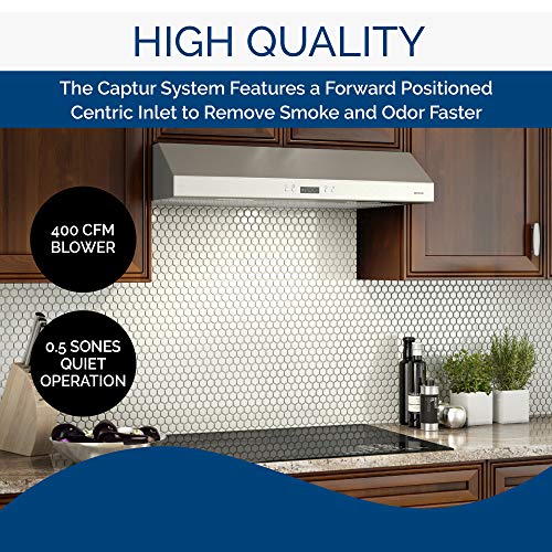 BroanNuTone BCDJ136SS Glacier 36inch 4Way Convertible Range Hood with 3Speed