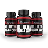 NO Ultra Muscle Pump: Best Nitric Oxide Supplement - Speed Recovery - Improve Circulation - Build Muscle - 90 Day 