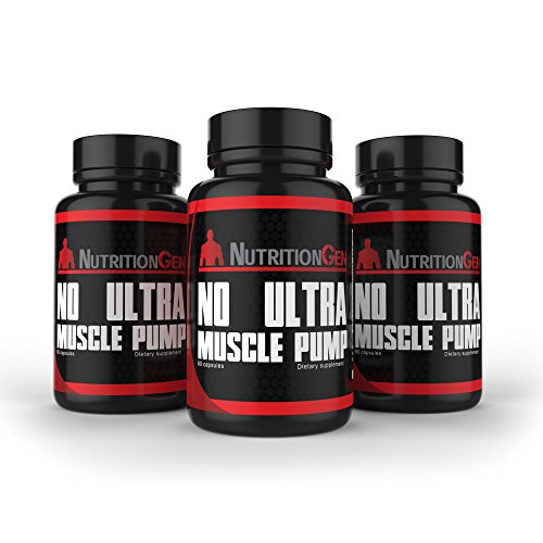 NO Ultra Muscle Pump: Best Nitric Oxide Supplement - Speed Recovery - Improve Circulation - Build Muscle - 90 Day 
