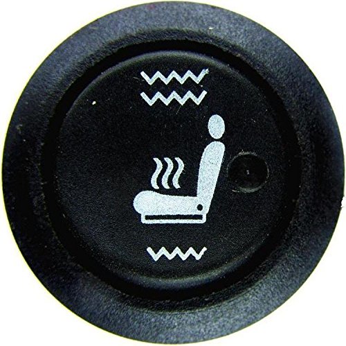 WATERCARBON Universal new symbol HI/OFF/LO Switch Built-in Car Heated Seat Heater Pad Car Seat Warmer Covers Kit Uses Carbon Fiber Premium White heating pad 2 Seats