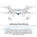 SYMA X5UW WiFi FPV Drone with 720P HD Camera Live Video 2.4Ghz RC Quadcopter with Flight Route Setting and Altitude Hold Function Bonus Battery Included White