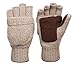 Metog Suede Thinsulate Thermal Insulation Mittens Beige L
