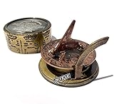 Brass Compass - Antique Brass Sundial Compass Boat