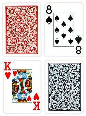 Copag Bridge Size Jumbo Index 1546 Playing Cards (Blue Red Setup)