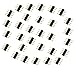 TronicsPros 30pcs 4 Pin LED Strip Connector Male to Male Adapter Plug for SMD 5050 3528 2835 RGB Flex TV Backlight Controller LED Tape Flexible Ribbon Rope Light (Black)