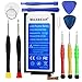 Motorola FB55 Battery, MAXBEAR [3550mAh] Li-Polymer Built-in Battery SNN5958A Replacement for Motorola Droid Turbo 2 XT1585 Moto X Force XT1581 with Free Tool.