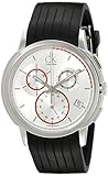 Calvin Klein Men's K1V27926 Drive Stainless Steel Watch with Black Rubber Band