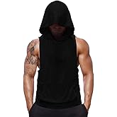 SZKANI Mens Skull Print Sleeveless Fitness Vest Bodybuilding Stringers Workout Tank Tops