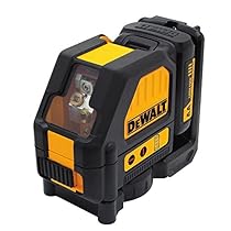DEWALT DW088LR 12V Cross Line Laser, Red