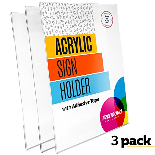 Buy Acrylic Sign Holder Wall 8.5 x 11 Horizontal and Vertical with