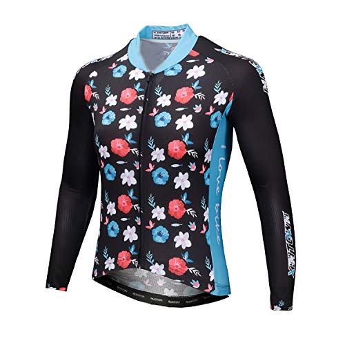 Fleece Cycling Jersey Women Long Sleeve Thermal Soft Shell Bike Jersey Women Winter Biking Jacket