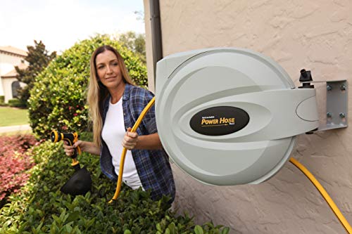 image for Power Products USA Power Retractable Hose Reel 5/8” x 50 + 6 FT, Sup