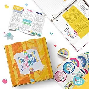 Amazon.com : Weekly Pregnancy Journal with 40 Milestone Stickers, 120 Pages That Can Be  Amazon.com : Weekly Pregnancy Journal with 40 Milestone Stickers, 120 Pages That Can Be